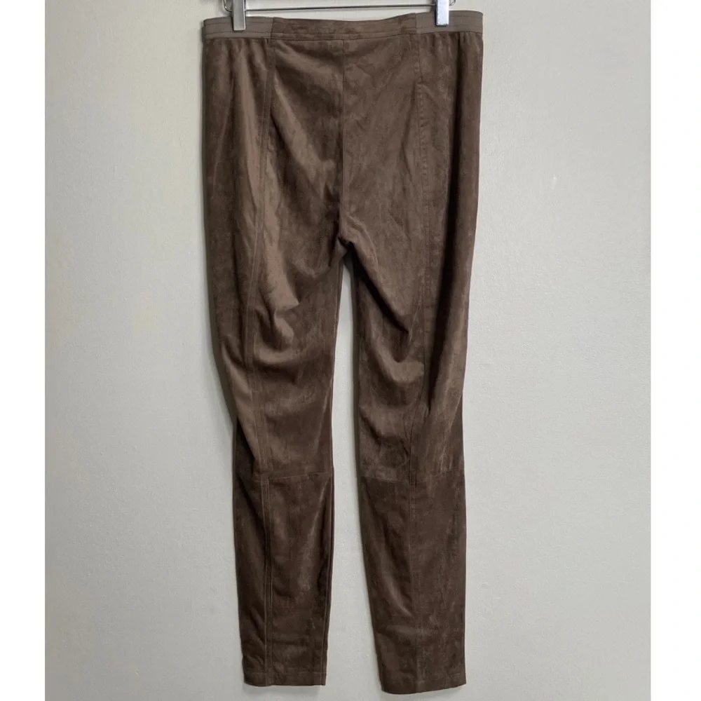 BB Dakota Bark Wilton Faux Suede Leggings Size Medium